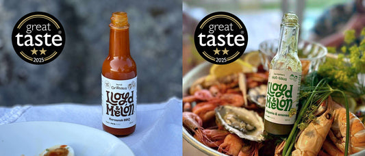 Lloyd & Melón vinner Great Taste 2025-pris for sine chilisauser