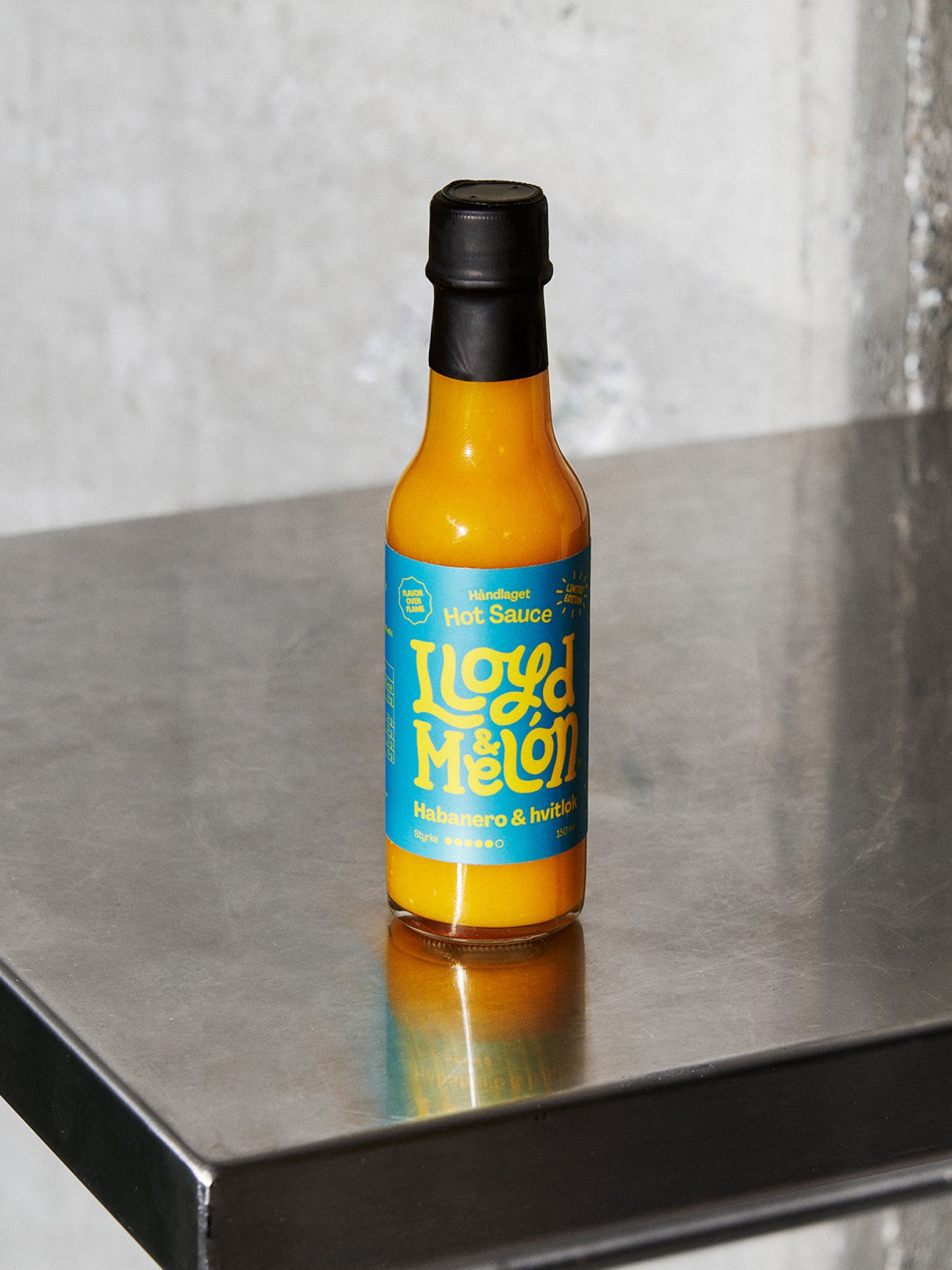 Habanero & hvitløk hot sauce