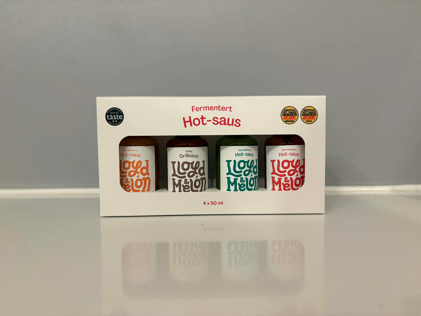 4-pakk 50 ml hot sauce