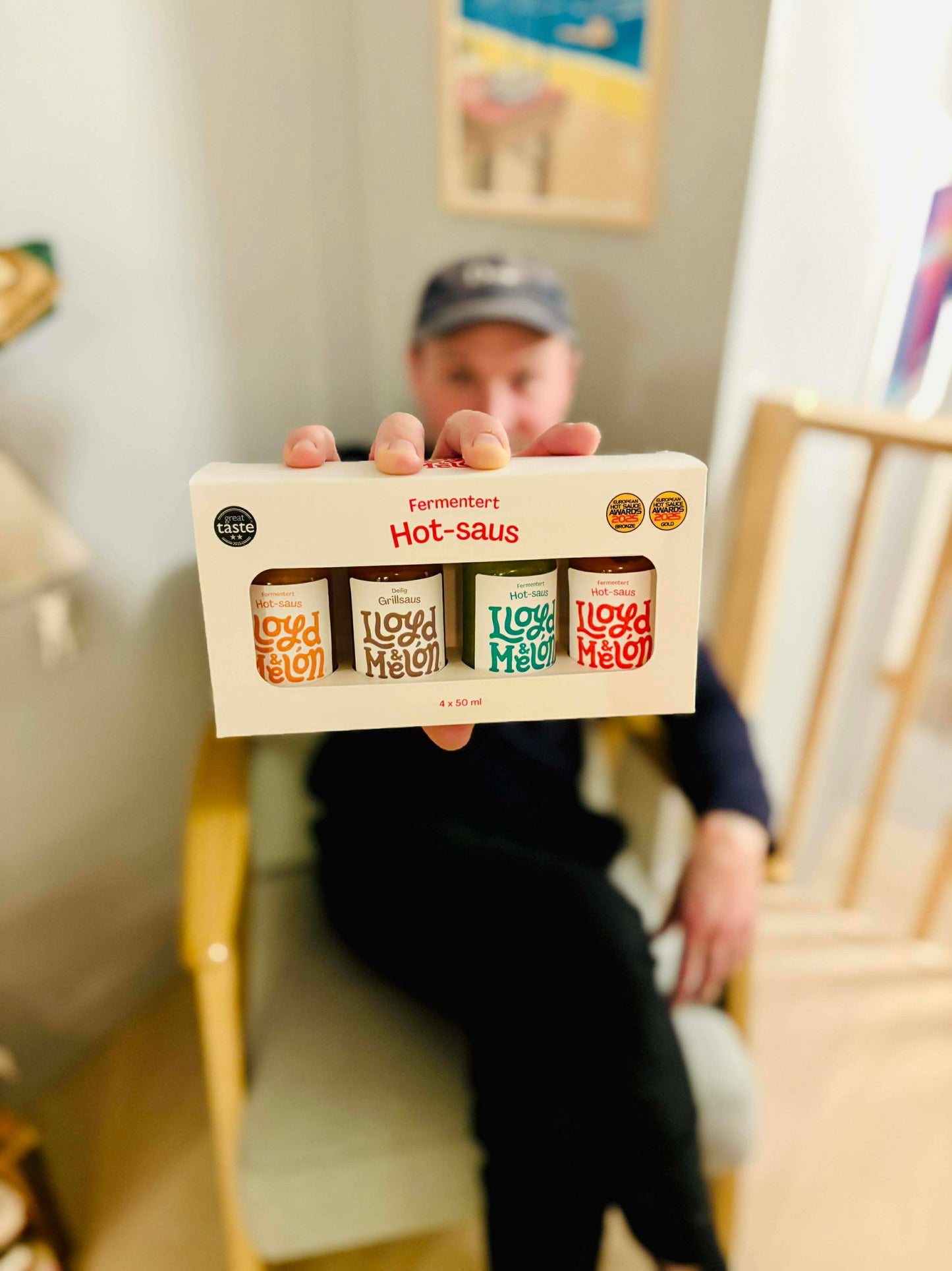 4-pakk 50 ml hot sauce